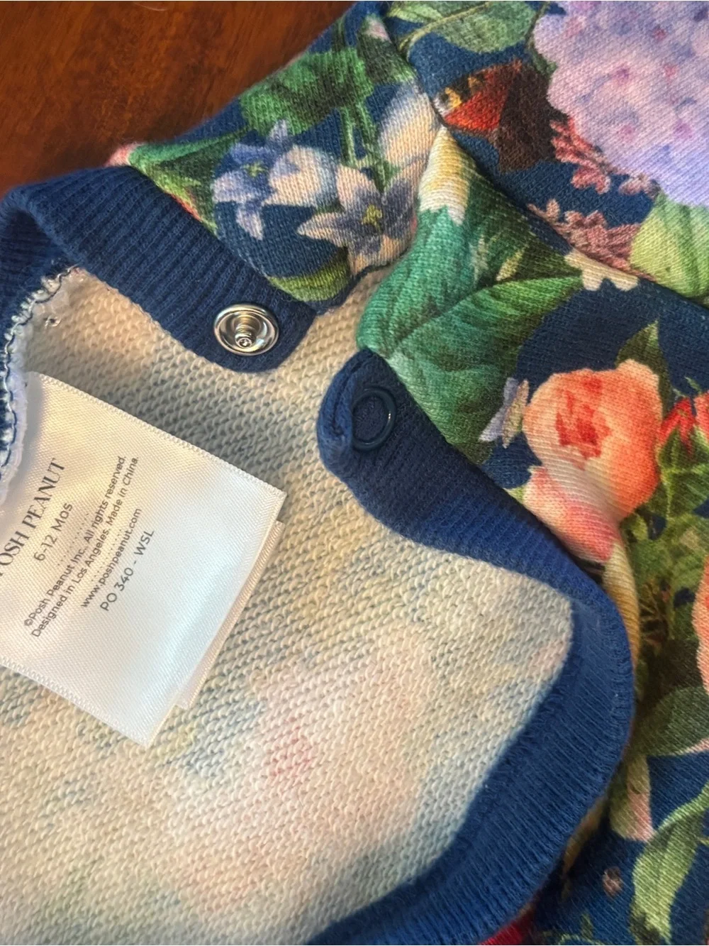 2 Floral Posh Peanut outfits, 6-12 mos